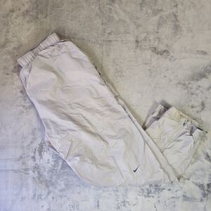 Vintage Y2K Nike Lined Track Windbreaker Pants Size XL Gray